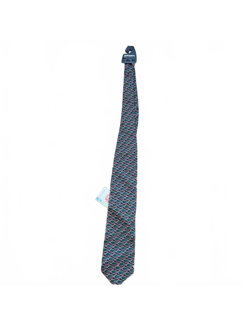 Ralph Marlin University of Florida Logo Repeat Silk Tie